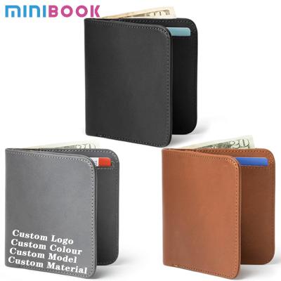 China Vintage Minibook Wholesale Travel PU Passport Cover Card Holder Credit Card Wallet Custom Logo Rfid Rfid Leather Passport Holders for sale