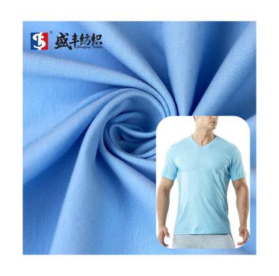 China Popular Shrink-resistant polyester jersey fabric in Europe and America cotton, bamboo viscous fabric jersey for sale