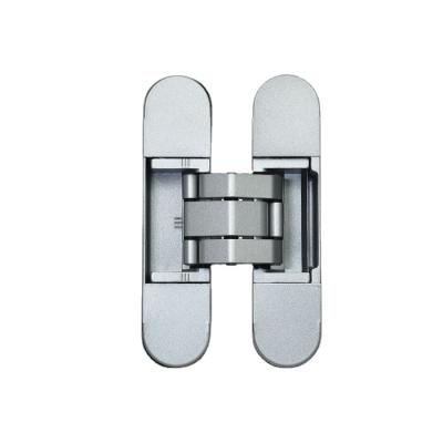 China Modern Hot Sale 3D Door Hinge Aluminum Alloy Three Dimensional Adjustable Heavy Duty Hidden Hinge For Swing Door for sale