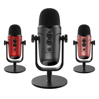 China Professional Support Studio Desktop Mounted Computer Singing Gaming Condenser Recording Usb Mic Mike Microphone for sale