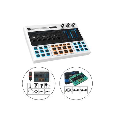 China 18 kinds live broadcast equipment studio (can ODM) recording multi-function external audio interface USB sound card for sale