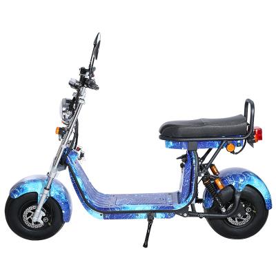 China Wholesale 1500w unisex e scooter electric motorcycle 2 wheel citycoco with removeable battery for sale