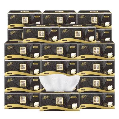 China Gold Black Series Of Facial Tissue Factory Direct Sales Suppliers 100 Sheets Per Pack Facial Tissue Paper for sale