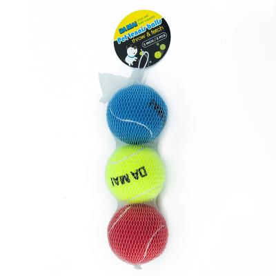 China High quality rubber & felt factory printing custom tennis ball for sale