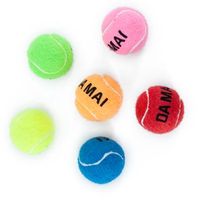 China Toy or promotion 40mm and 48mm Mini Colorful Pet Tennis Ball for sale