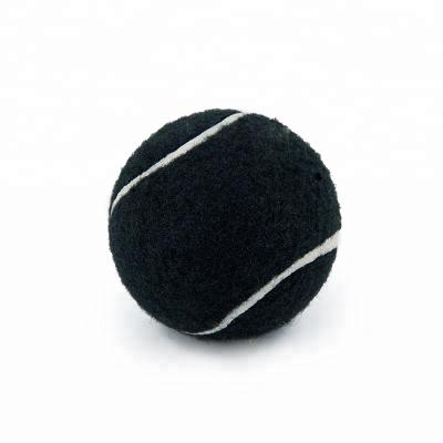 China High Quality 100% Black Over-Weighted Polyester Gravim Tennis Ball for sale