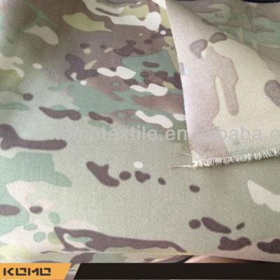 China 1000D Cordura MC Waterproof Nylon Camouflage w/r Fabric PU Coating IRR NR For Army for sale