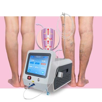 China New 60W 1470nm Varicose Vein Laser EVLT Vein Surgery Laser Endovenous Machine 41*31*27cm for sale