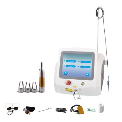 China Vascualr Removal 980nm 1470nm Diode Laser Spider Vein Removal Machine Solvent Vascular Treatment On Sale for sale