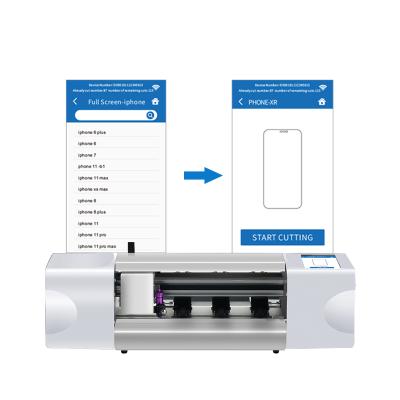 China JJT mobile phone cutting machine for making mobile phones tpu touch guard screen protector lamination cutter for sale