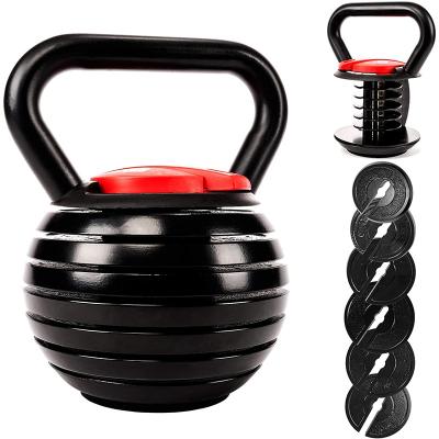 China WEIGHT Dumbell Set Wholesale High Quality Custom Color 40lb Weight Adjustable Kettlebell 18kg for sale