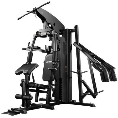 China Universal Hot Selling Multi Function Home Gym Fitness Equipment Three Station Home Gym Exercise Machine With Squat Machine for sale