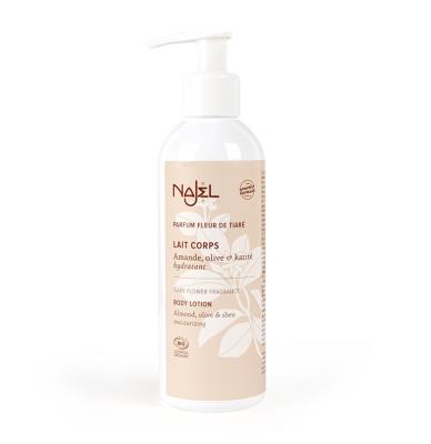 China Najel Nourishing Moisturizing Hydration Softening Replenishing Organic Body Lotion with Tiare Flower Fragrance for sale