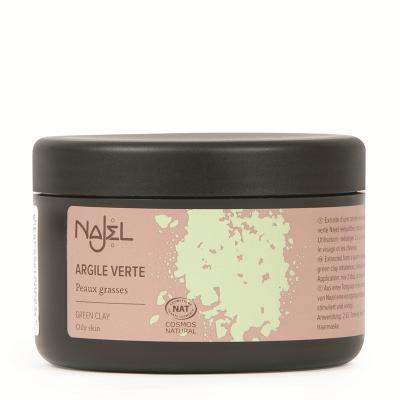 China Najel Moisturizer Face Body Neck Hair Especially Good For Oily Skin Green Clay Powder Mask for sale