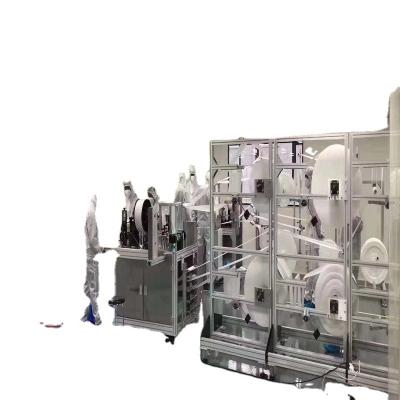 China Full Automatic Mask Machine High Performance Mask Making Machine For 3 Ply Nonwoven Fabric Face Mask Production Line for sale