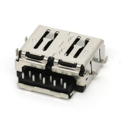 China High Durability 9P USB 3.1 A Female Connector For PCB U03-AFXAXX-5018 for sale