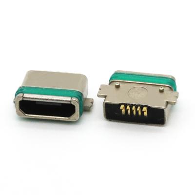 China IP67-Rated Waterproof Outdoor Micro-USB Connectors Mount SMD USB 5 Pin Connector 3.1mm Size U01-BFXX5R-W003 for sale