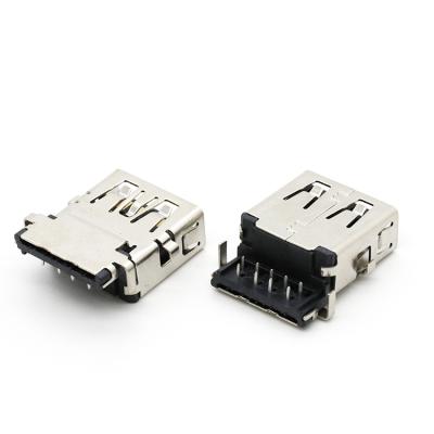 China USB 3.0 A Female Connector 9 Positions Mid Mount USB Connector U03-AFXAXX-5012 for sale