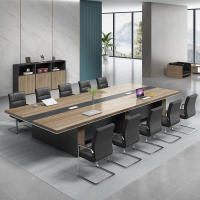 China Fashion Expandable Modern Conference Table Large Meeting Table 10 Long People Meeting Desk for sale