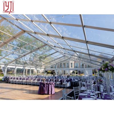 China Clear 10ft Wedding Party Tent With Lining for sale