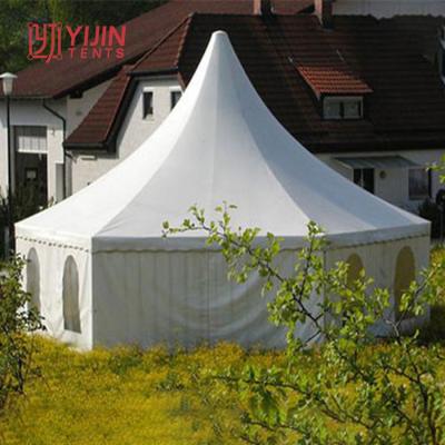 China Wedding aluminum pagoda tensile hexagonal tent for wedding party and events, party event tent aluminum hexagon for sale