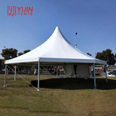 China Wedding 5x5m cheap outdoor pagoda tents hexagonal aluminum for sale,exhibition event hexagonal tent for sale