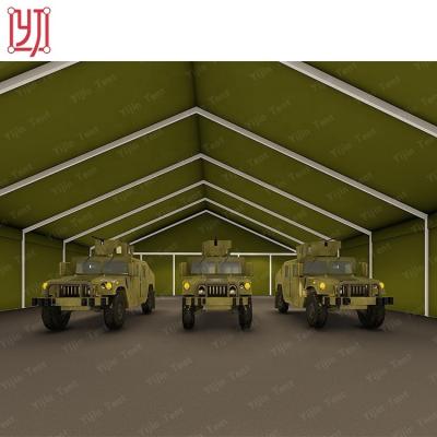 China Aluminum Army Green Military Wedding 15x30 Frame Tent For Police for sale