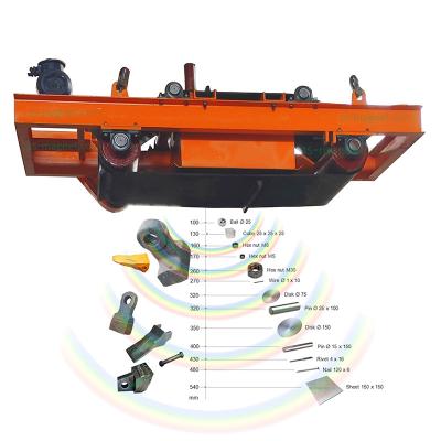 China Electro Suspension Self-cleaning Conveyor Magnetic Overbelt Manual Cleaning And Separator For Coal Mining for sale