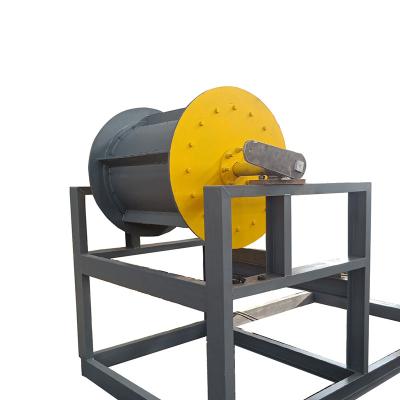 China Manual Self Cleaning Intensity Rotary Drum Strong Magnetic Separator With Housing for sale