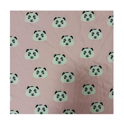 China Stretch Rose Bear Printing 95%polyester 5%spandex Custom Design Printed Leggings Fabric DBP Fabric for sale