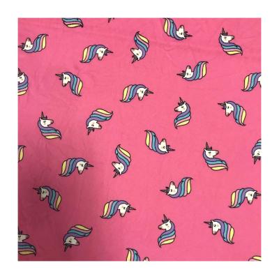 China DBP Custom Fabric Digital Printed Stretch Double Brushed Polyester Fabric Without MOQ for sale