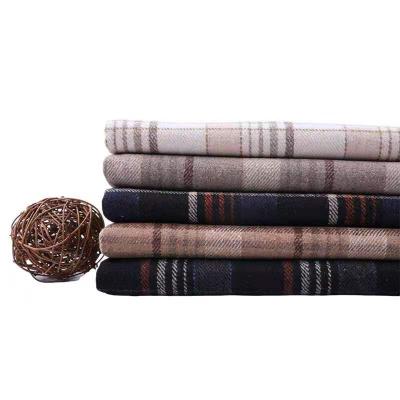 China Wrinkle Resistant 450g Dark Color Tweed Cloth Fall Overcoat Stout Tweed Cloth Fabrics for sale