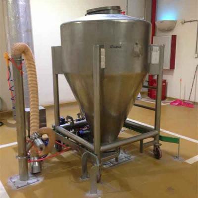 China Food Stainless Steel Container Conical Bottom Tank Ibc for sale