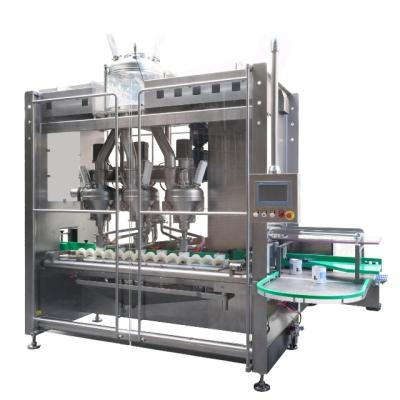 China Chemical Three Head Spice Powder Automatic Food Bottles Packing Filling Machinery for sale