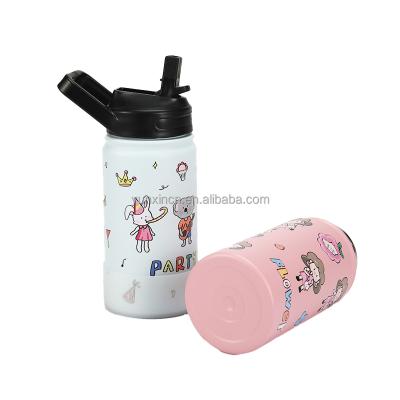 China Gym Viable Bulk Kid Reusable Luxury Cute Insulated Stainless Steel Metal Sports Drinking Water Bottles With Custom Logo for sale