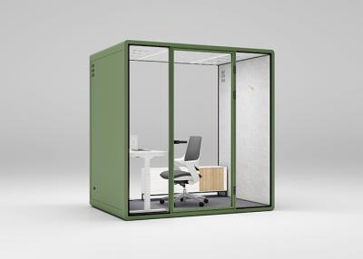 China Indoor Soundproof Office Booth Cabin Acoustic Meeting Booths Easy Installation for sale