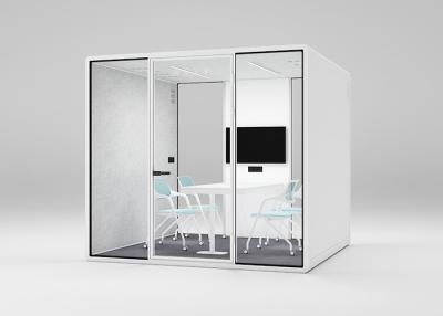 China hidden frame Acoustic Phone Booth With Control Dimmer Cutsomized Size For Study for sale