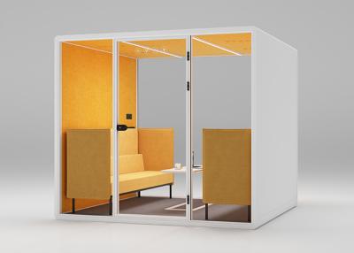 China Silent Meeting Room Booth Large Office Privacy Booths Customized For 6 - 8 Person for sale