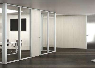 China Create A Modern Fire Rated Glass Partition Aesthetic Office Glass Partition Walls for sale