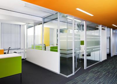 China Demountable Partition wall Office Modern solid with transparent glass customizated size for sale