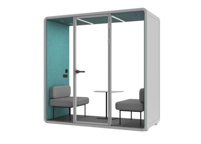 China Prefabricated Office Meeting Booth Soundproof Cabin For Commercial Building for sale