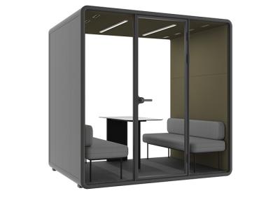 Cina Privacy meeting room with screen office silent pods with Aircon system soundproof pods in vendita