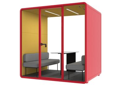 China Office pods Laminated glass indoor music practice soundproof booth recording room training institutions for sale