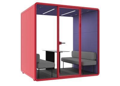 China Official furniture for exhibition be silence space talking room business office meeting booth for sale