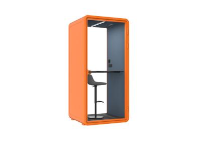 China Laminated Glass More Soundproof Office Calling Booth Phone Room Indoor Box for sale