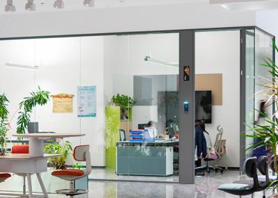 중국 Modern Frameless Glass Dividers Premium Glass Partition Solutions Soundproof Panel With Aluminum Frame 판매용