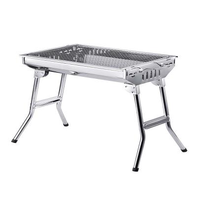 China Easily Cleaned high quality Outdoor camping barbecue grill folding stainless steel bbq grill for sale