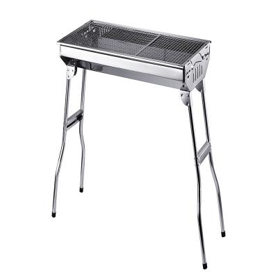 China Easily Cleaned cooking show outdoor camping High Quality portable grill folding stainless charcoal Picnic bbq grill for sale