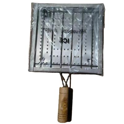 China Easily Cleaned Cooking Show Outdoor Plus Coarse Stainless Steel Grill Net for sale