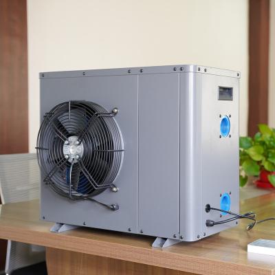 China Seafood Use Hotel Heater Aquaculture Plant Hotels Work Orders Heating Cooling 4.8kw For Fish Farming Heat Pump for sale